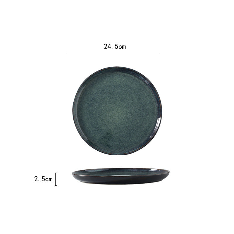 Ceramic round plate