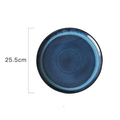 Ceramic round plate