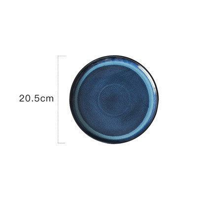 Ceramic round plate